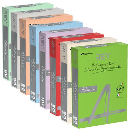 Färgat papper Rey Adagio A4 80g
