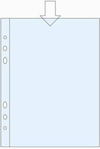 Plastficka A5 PP 0,09 präglad 100/fp