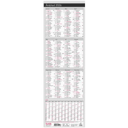 Kalender Årsblad 2026