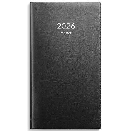 Kalender Master 2026 svart plast