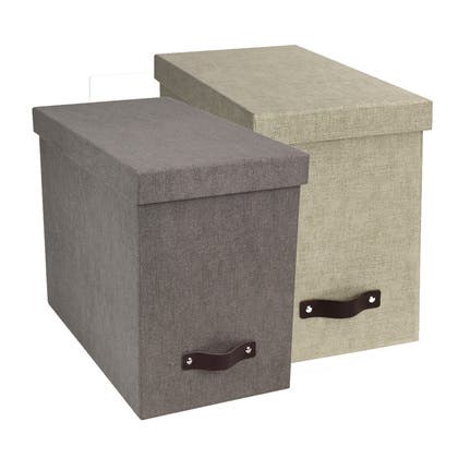 Hängmappslåda Bigso Johan canvas