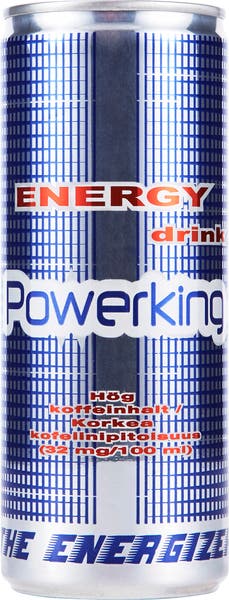 Energidryck Powerking 25 cl burk inkl. pant