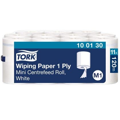 Torkpapper Tork 1-lag M1 120 meter 11 st/fp