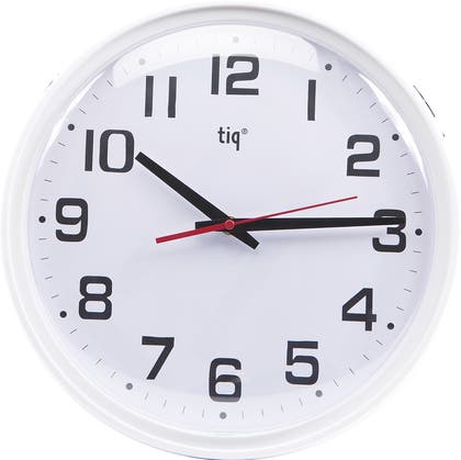 Väggklocka Classic Ø348 mm vit