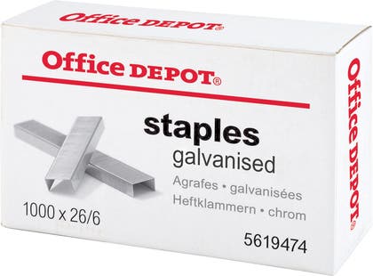 Häftklammer Office 26/6 1000 st/fp