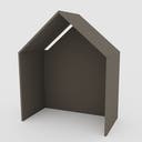 Ljudabsorberande rum halv - Half a Hut.