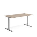 Skrivbord 1600 x 800 mm Vit ask/Silver