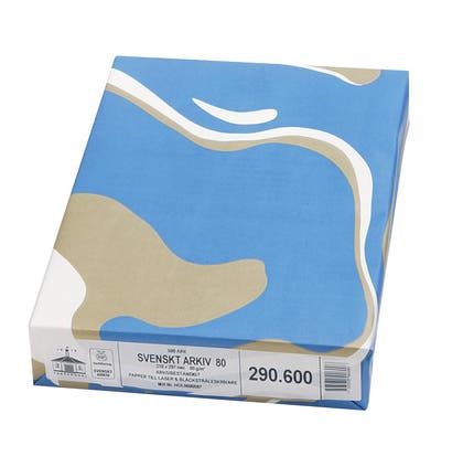 Kopieringspapper Svenskt Arkiv A4 80g 500/pkt
