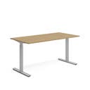 Skrivbord 1600 x 800 mm Ek/Silver