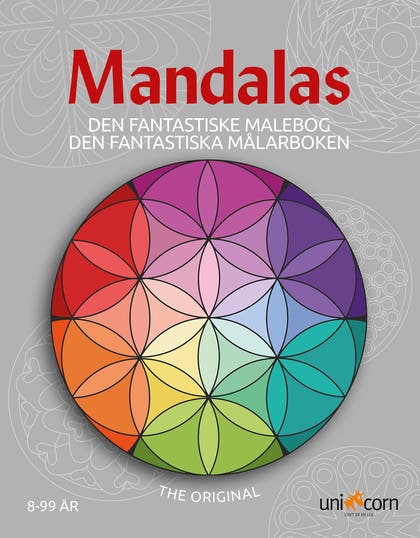 Målarbok Mandalas 8–99 år