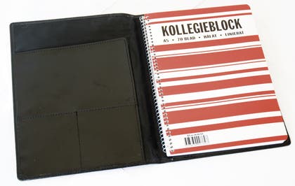 Blockomslag konstläder