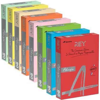 Färgat papper Rey Adagio A4 160g