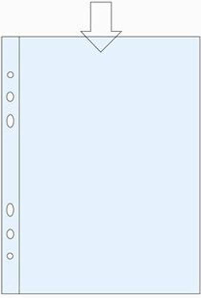 Plastficka A5 PP 0,09 präglad 10/fp