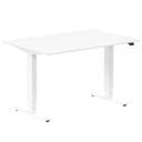 Skrivbord höj- och sänkbart Ergofunk Max 120x80 cm vit/vit